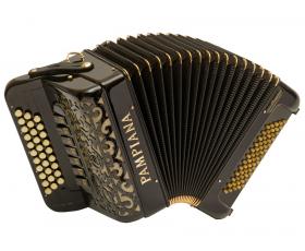 Acordeon PAMPIANA  60 Bxs  Black  Gold modelo 4035-SA Sistema Argentino